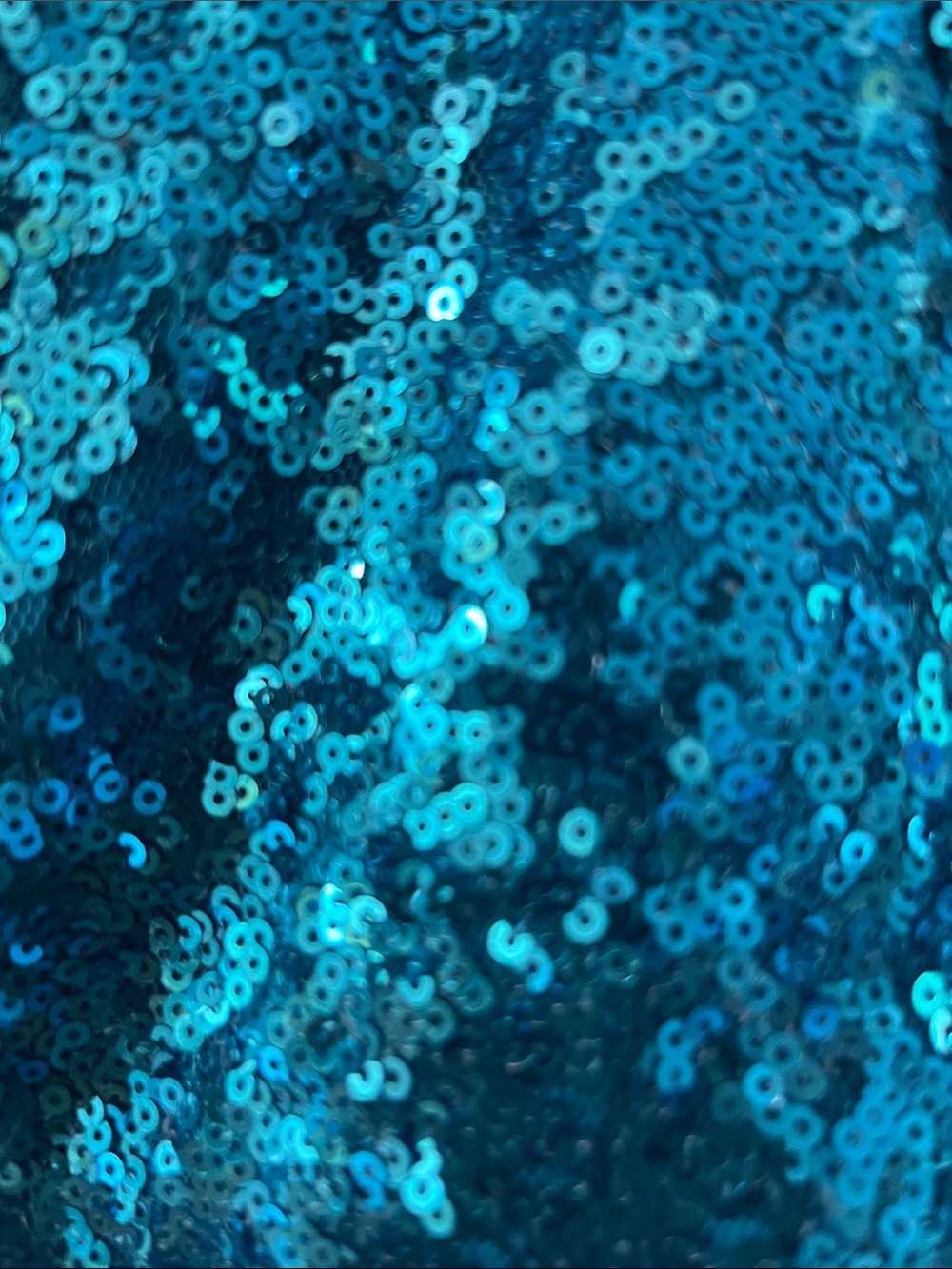 Teal Sequin Bodice Short Party Dress - Picture 5 of 9